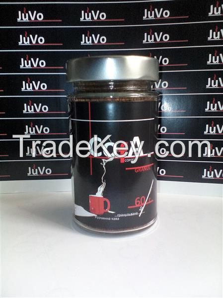 CofA GRANUL coffee instant 60g glass jar (granulated), 12 pcs/cartons