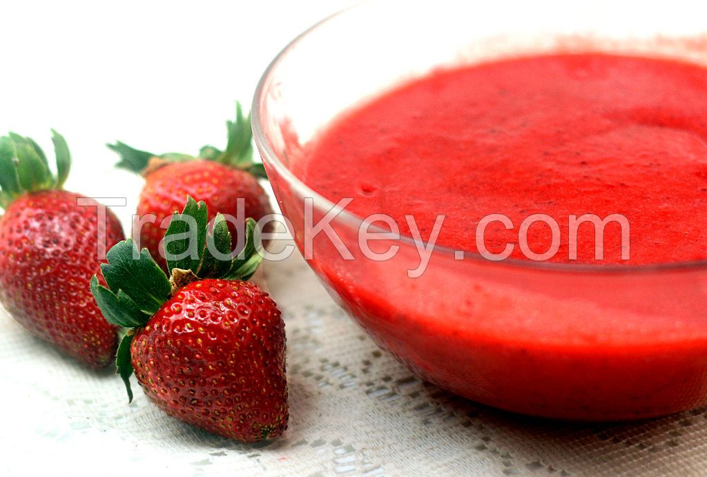 strawberry puree