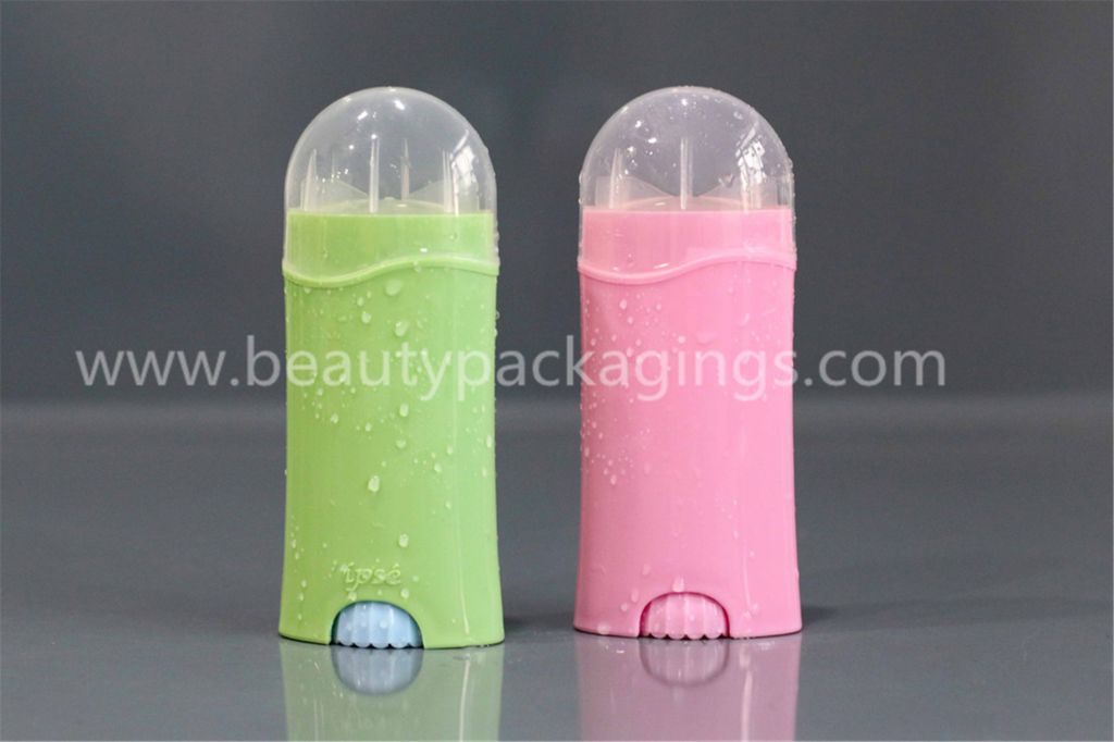 Hot Sales Women Series Pink Color Gel Deodorant Stick Plastic Container