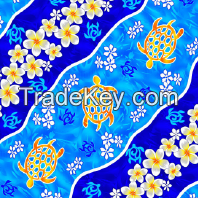 Cotton and Rayon, Batik turtle design