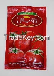 70g tomato paste pouches