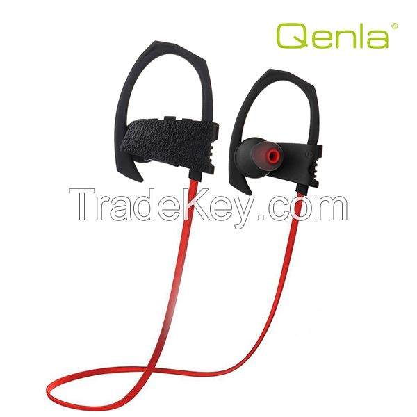 Latest private mold universal one drag two Secure Fit design Q10 sports Bluetooth earphone