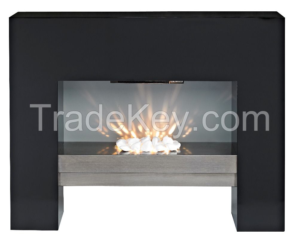 LED Wooden Standing Free Electric Fireplace LJSF4001