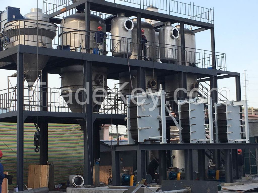 Multiple effect evaporator