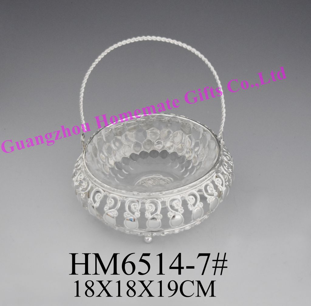 metal decoration sugar packing bowl