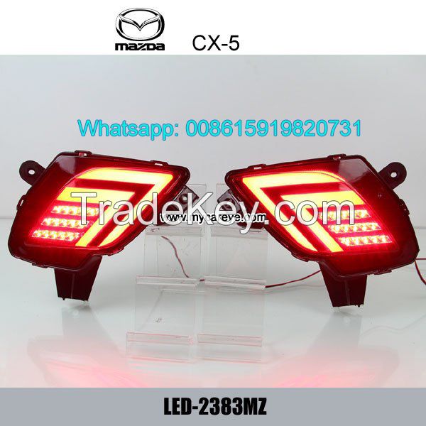 Car LED running Brake Bumper Lights Turn Signal lamps for Mazda CX-5