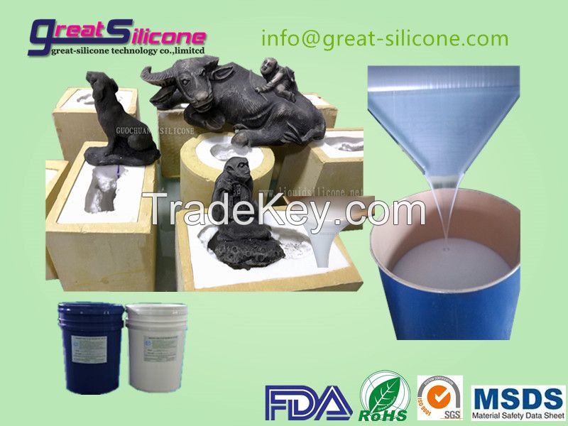 sell tin cure polyurethane casting mould making liquid silicone rubber