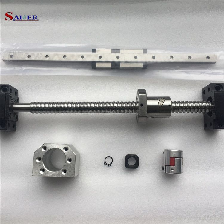 C7 rolled type SFU1204 ball screw with 12mm diameter