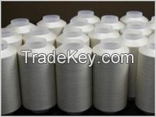 100% spun polyester yarn /sewing thread, 30s/2 raw white