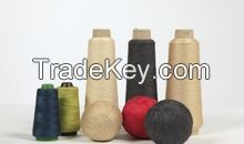 100% tussah silk yarn for pure china silk fabric with high quality