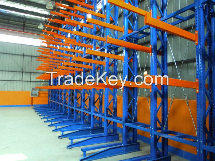 Heavy Duty Warehouse Storage Galvanized Cantilever Rack