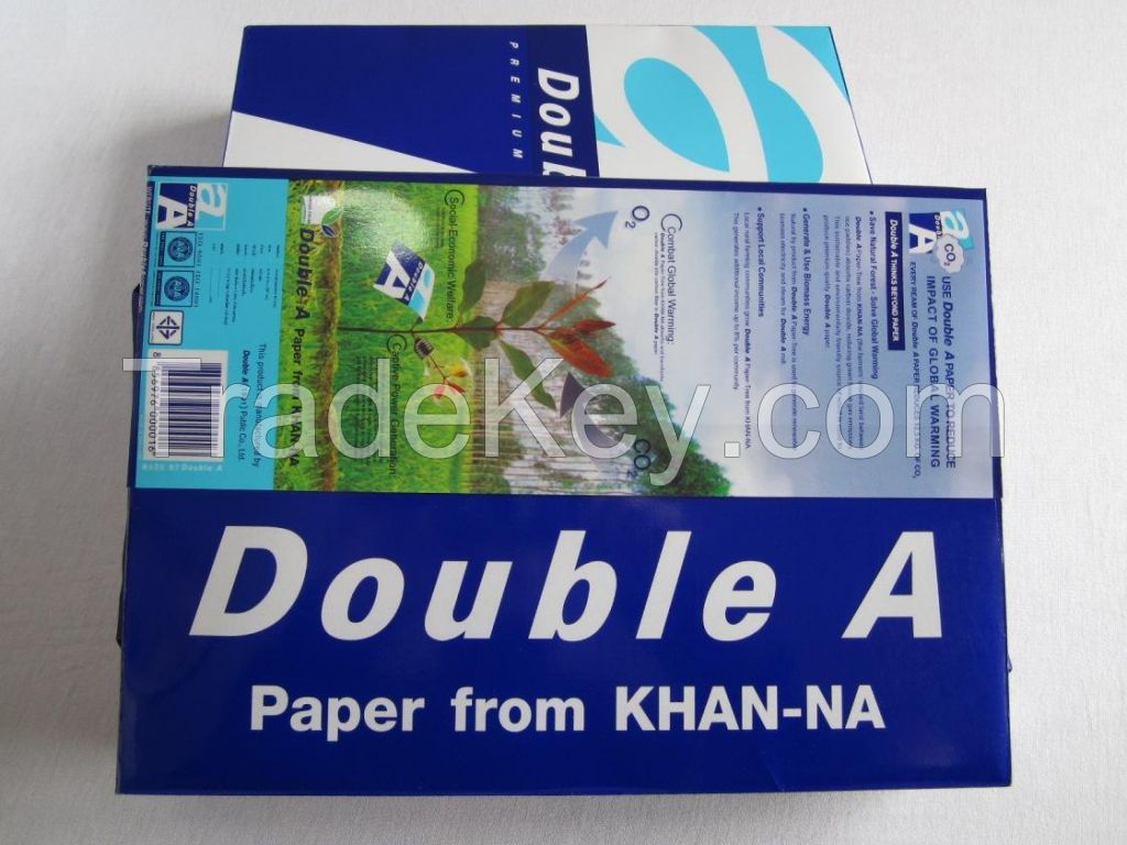 Double AA copy paper 80gsm, 75gsm, 70gsm