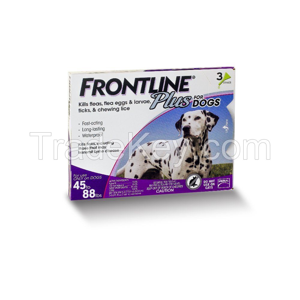 Merial Frontline Plus Flea and Tick Control for 45 to 88-Pound Dogs, 6 Doses