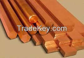 solid copper bar, brass rod, copper alloy pipe/bar