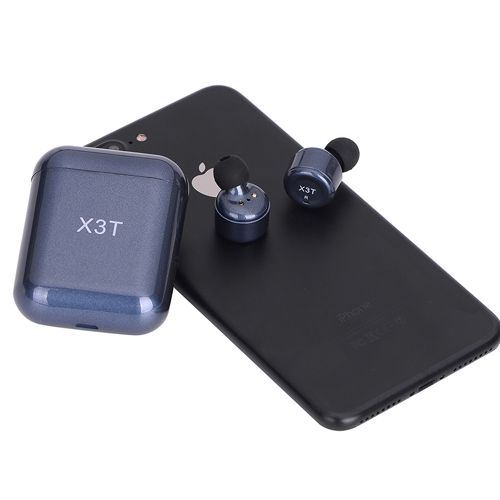 Wireless Earbuds, Touch Control Bluetooth Headset Noise Cancelling Headphones Sweatproof Stereo in-Ear Earphone Earpiece Portable Charging Box Built-in Mic