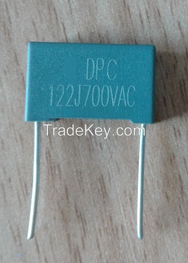 High voltage polypropylene film capacitor