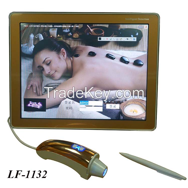 portable 15 inch touch screen skin analyzer for skin analysis