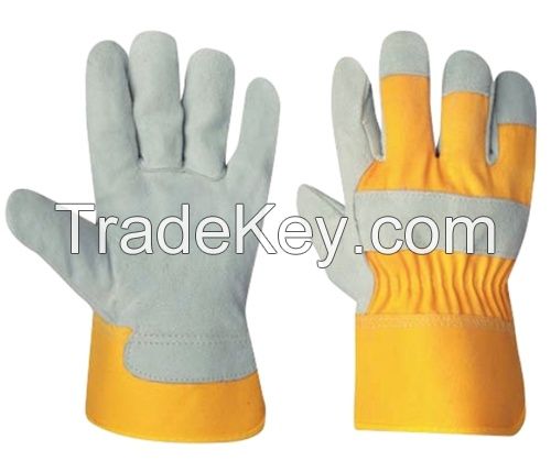 Split leather Working gloves, safety gloves, 