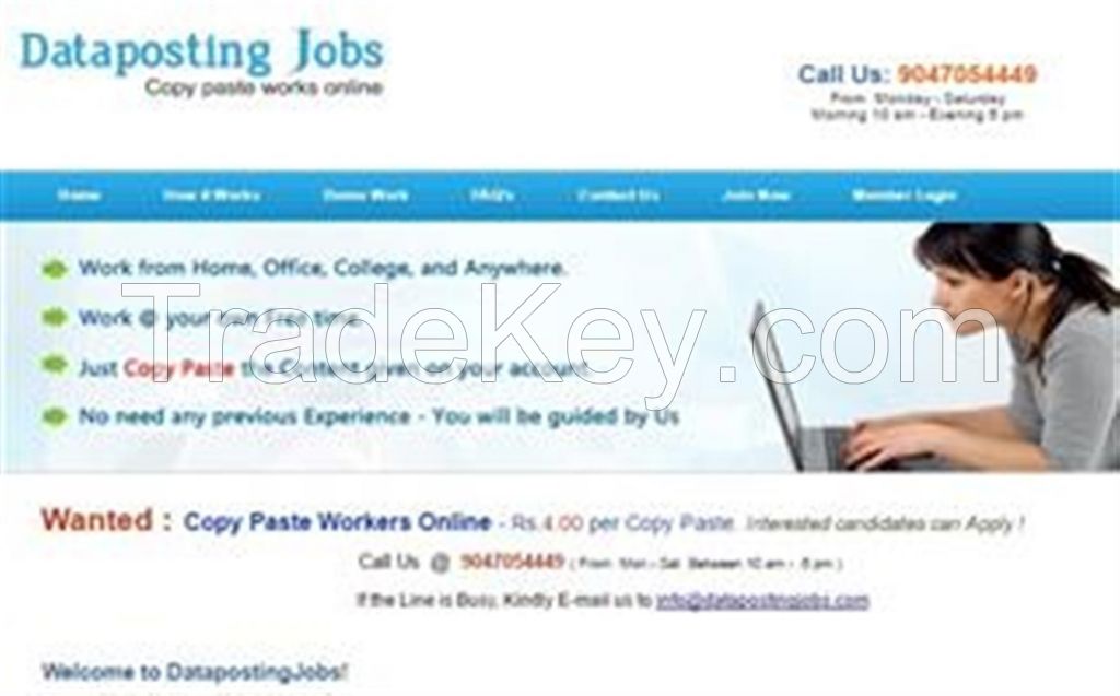 Best Online Jobs 2015 - Simple Data entry Jobs