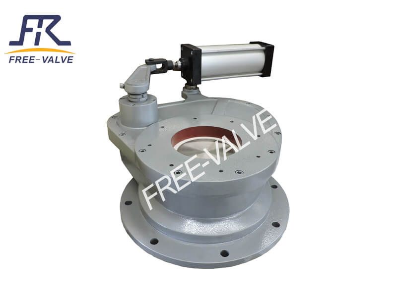 Anti wear ceramic rotary gate valve for fly ash system