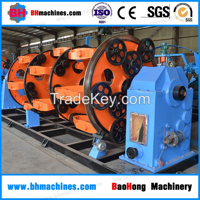 Planetary type electric wire cable making machine with multi-function