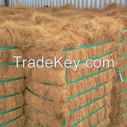 Natural raw coconut fiber