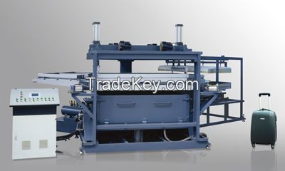 High speed, High capacity, PC+ABS Luggage vacuum forming machine (Rotary type)