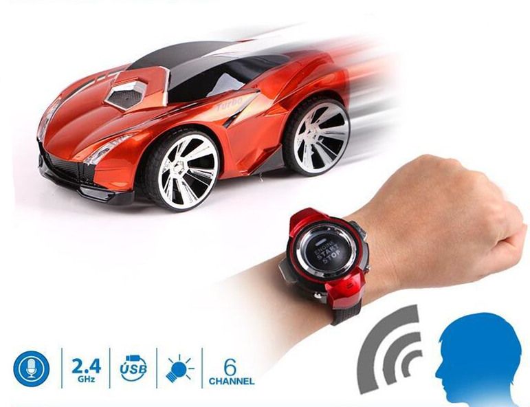 Watch Acoustic Remote Control Mini Car