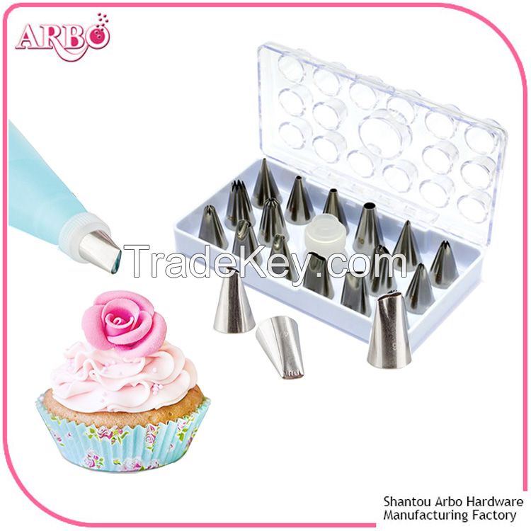 FDA LFGB certifcated 16pcs pastry tips set