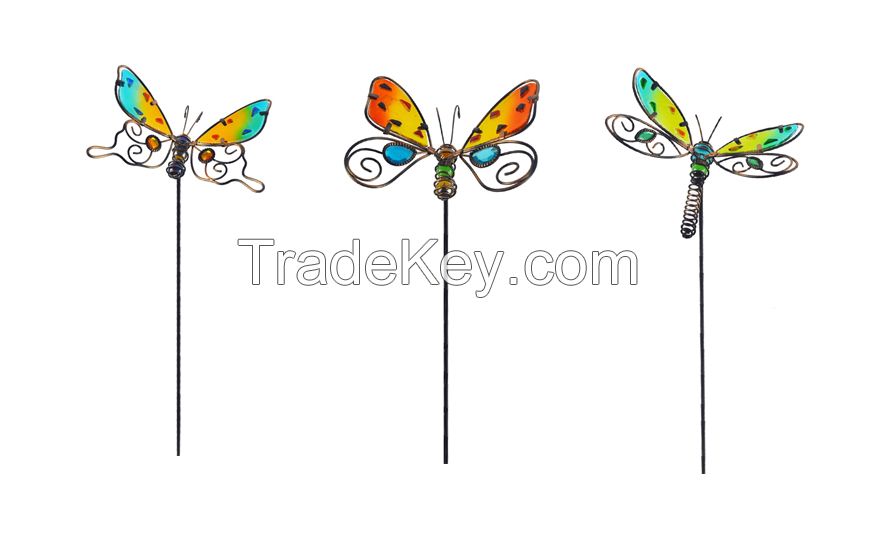 Metal Insects Garden Stake
