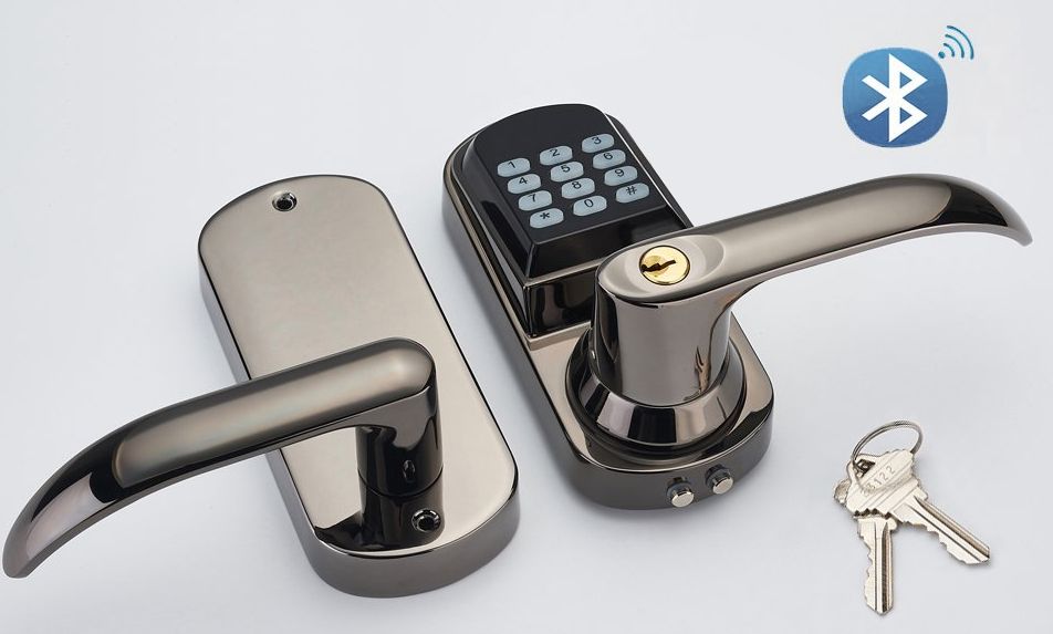 Architectural Hardware Bluetooth Door Locks Lever Handle Smart Electronic Digital Door Lock APP Lock