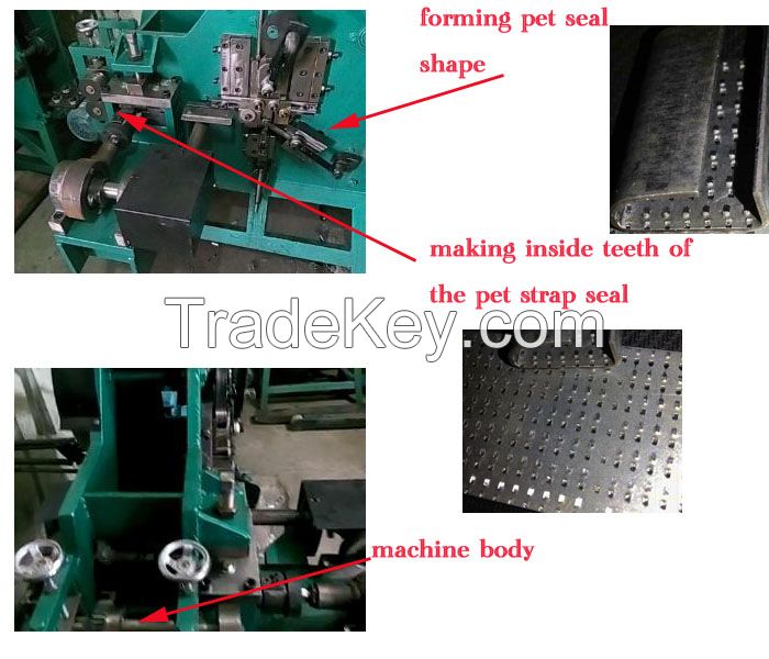 PET strapping seal (clip) machine