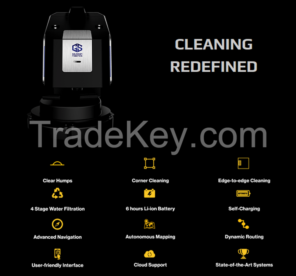 Robotic cleaning machine