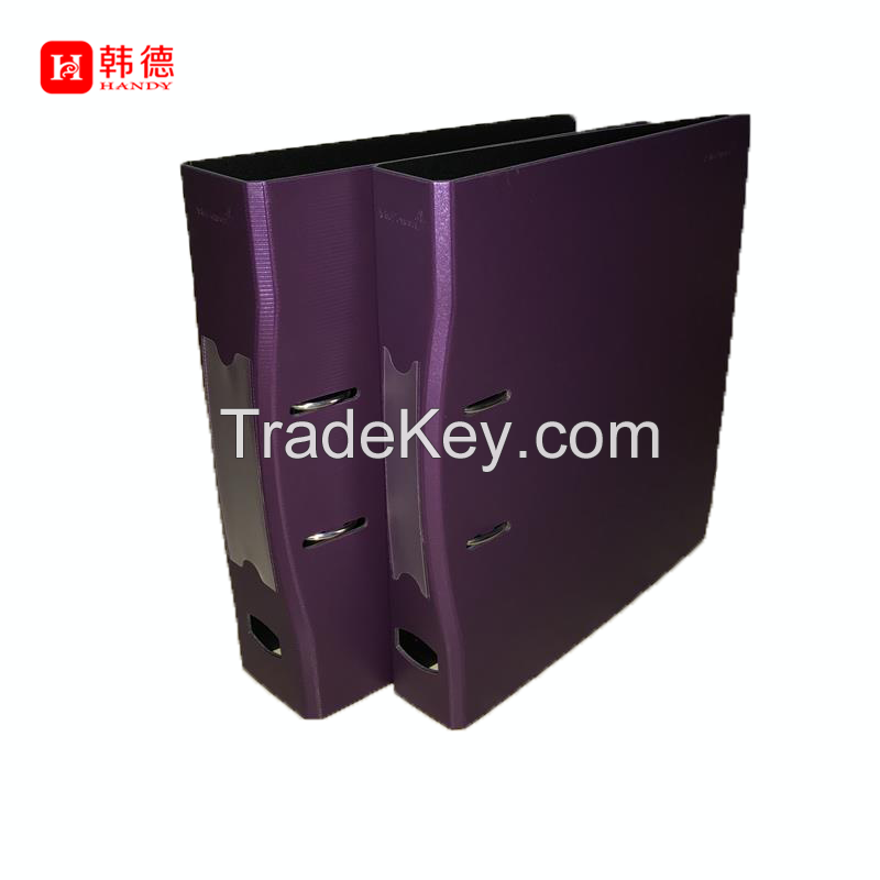 China Factory Eco-Friendly High Quality PP Foam File Folder A4 Xspine 2 Inches Stationery Level Arch File