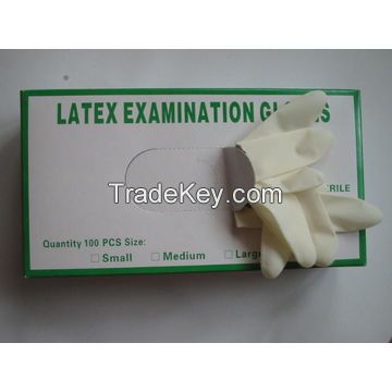 LATEX EXAMINATION AND SURGICAL GLOVES