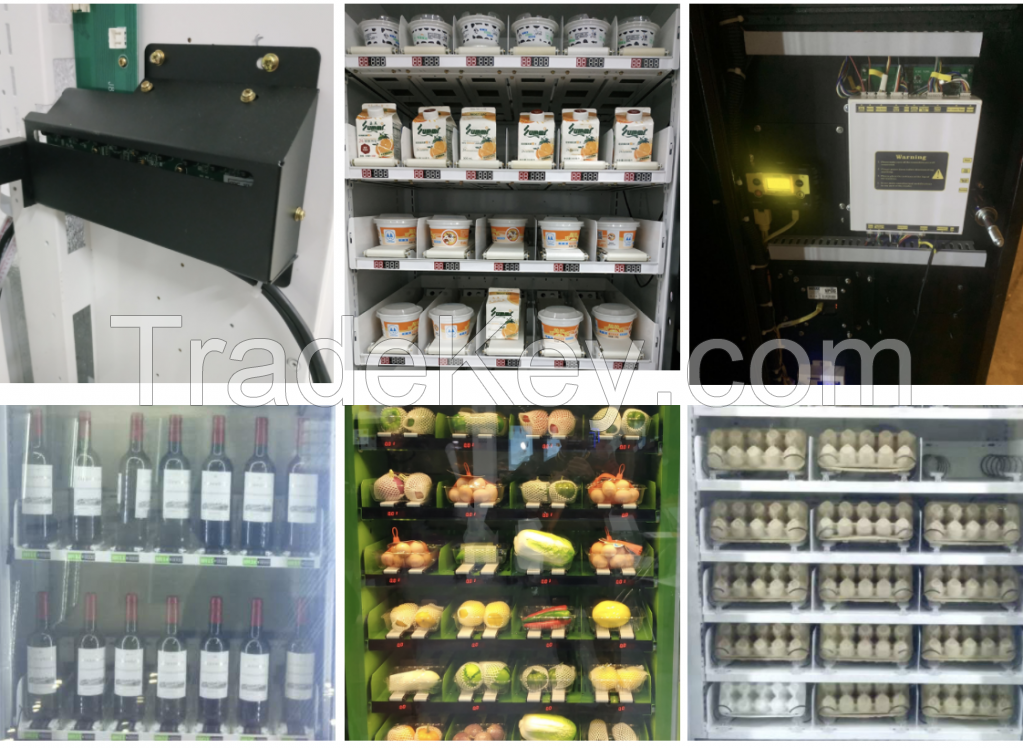 Brand New Automatic Vending Machine for Drinks, Snacks, Eyelash, Condom, Cigarette with Touch Screen Large Capacity