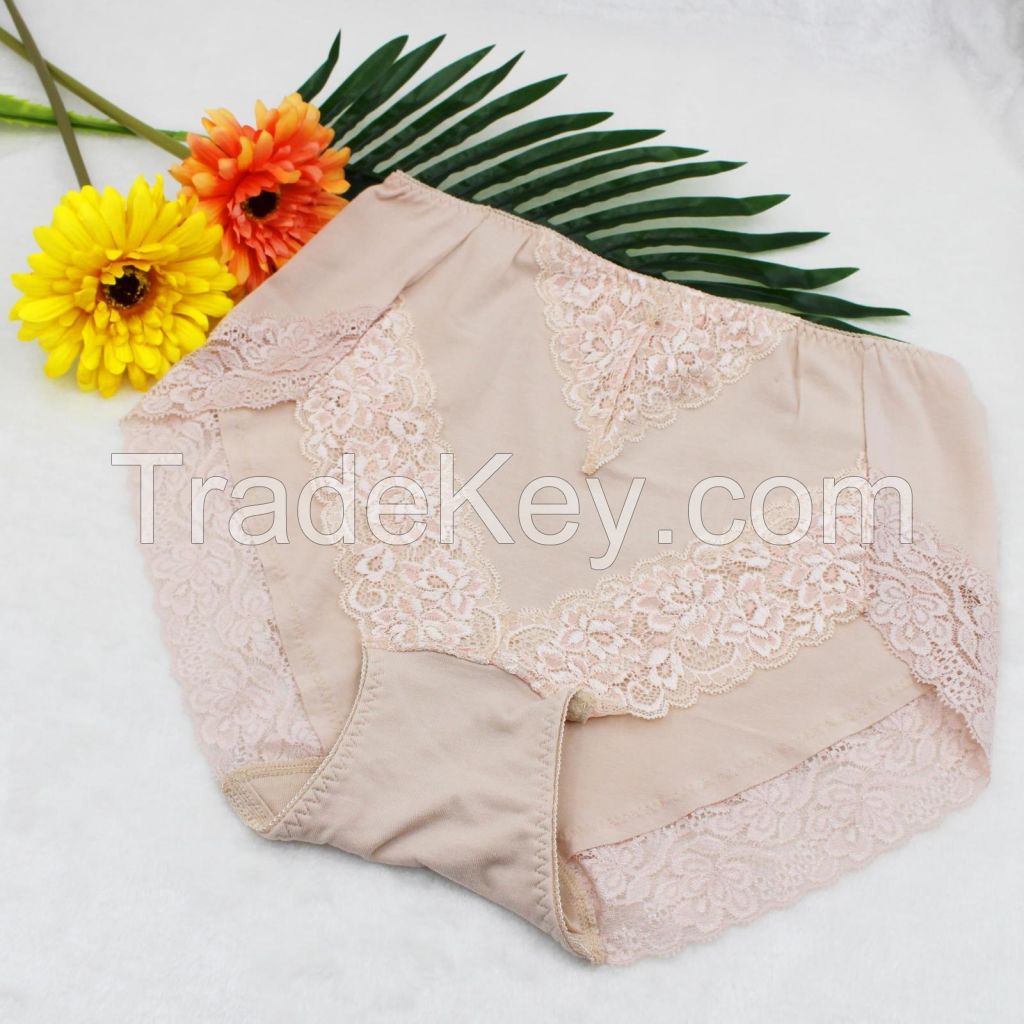 high quality cotton breathable slim shaping panty women underwear