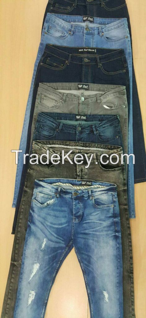 Mens Jeans Manufacturing and stock-lots