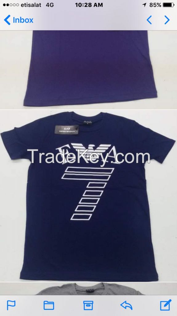 Mens T-shirt manufacturing and branded stock-lots Garments available