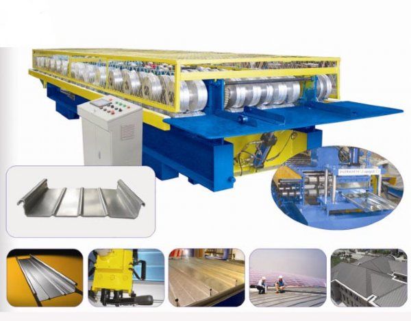 standing seam roofing machine standing seam profiling machine standing seam forming machine  standing seam bemo roof panel line