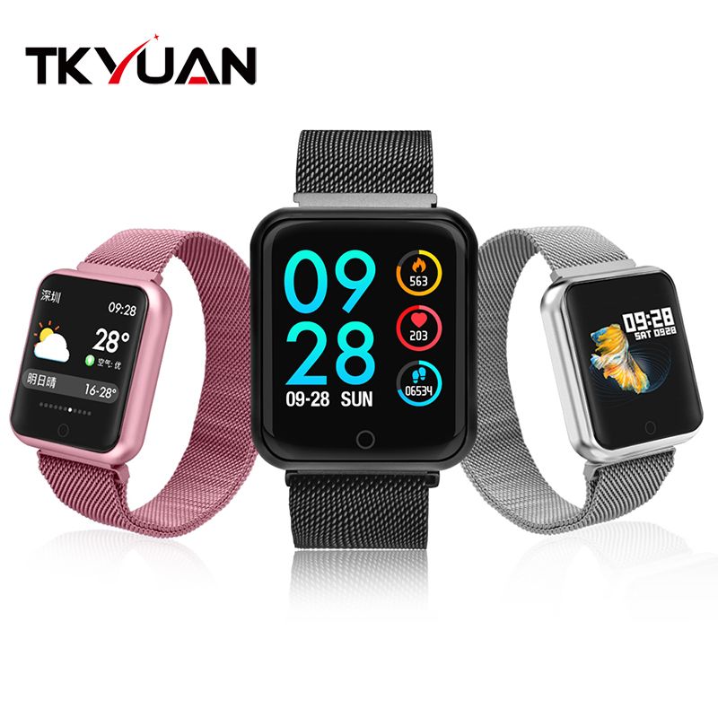 Sports Ip68 Smart Watch P68 Fitness Bracelet Activity Tracker Heart Rate Monitor Blood Pressure For Ios Android Apple Iphone 6 7