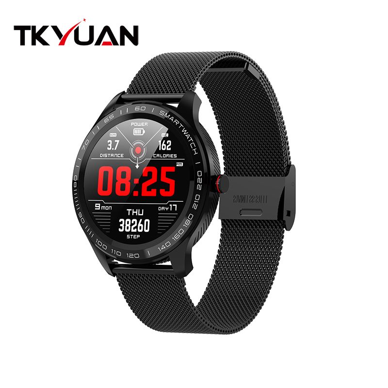 L9 ECG PPG Smart Watch Men Sports Heart Rate Bluetooth Smartwatch Waterproof IP68 Blood Pressure Oxygen Fitness Watch