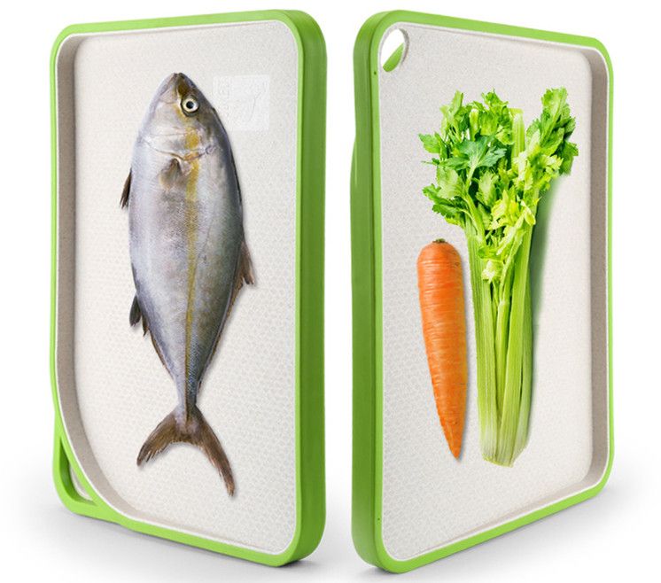 New design plastic cutting board 2pcs set