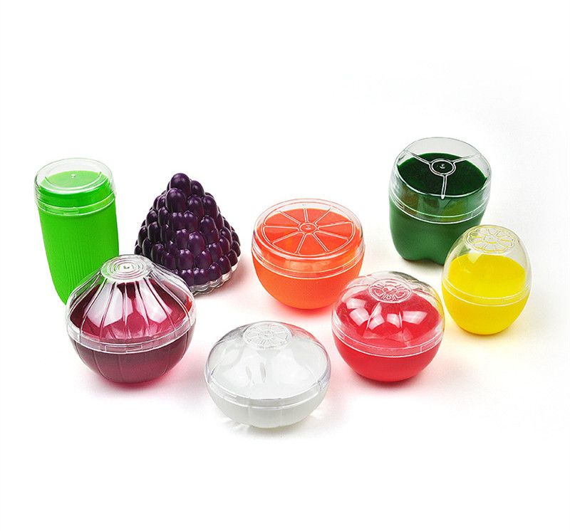 Colorful plastic fruit and vegetable container