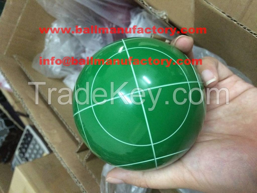 sell 90mm resin bocce set in nice price and good quality