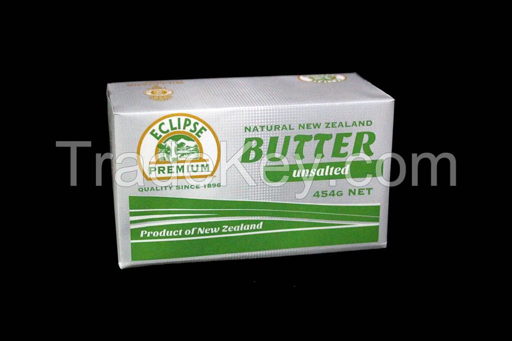 Available 100 MT of Unsalted NZ Butter in 454 gms pack