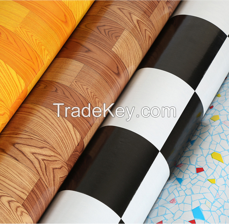 Pure pvc floor covering and Vinyl flooring mat roll