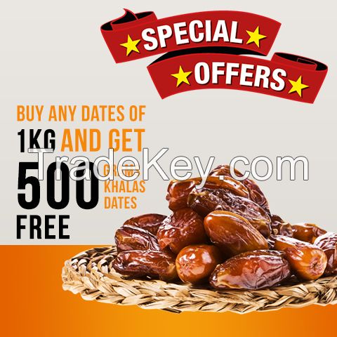 Buy Any Dates and Get Free Khalas Dates