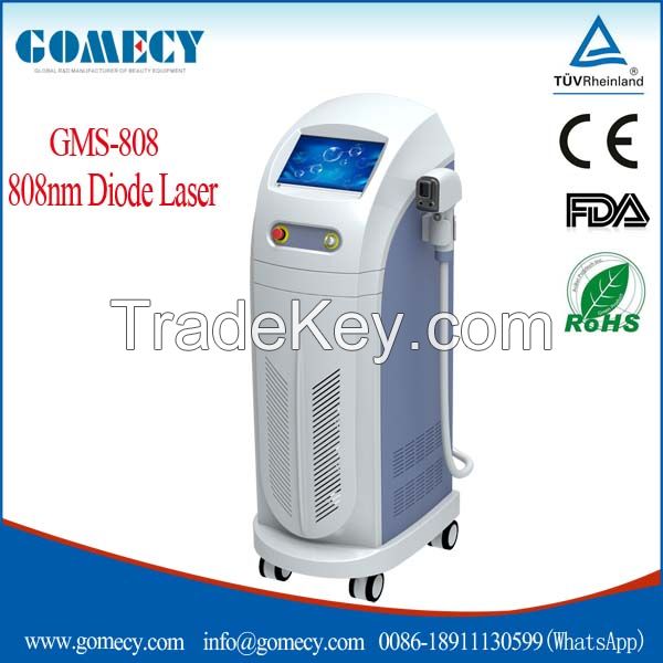 Professional and painless hair removal machine 808nm diode laser