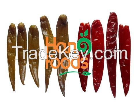Salted Green Red Chili with High Quality
